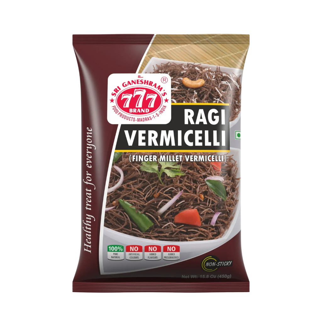 Sri Ganeshram's 777 Ragi Vermicelli 450 g buy online USA - 1
